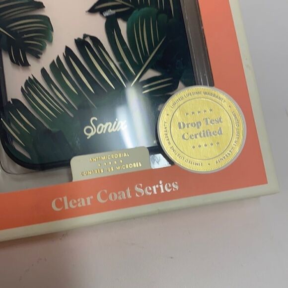 Sonix Bahama Case for iPhone 12 Mini Protective Palm Leaves Clear Case D6 - Picture 3 of 5